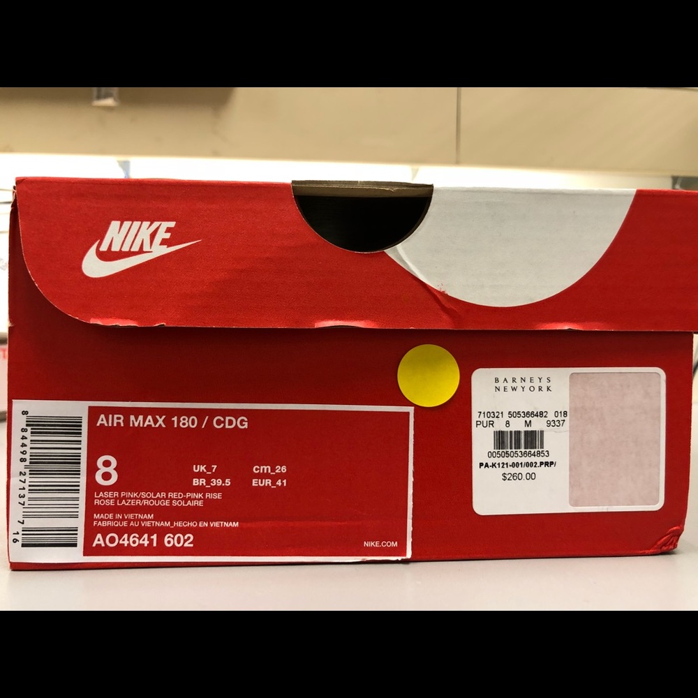NIKE AIR MAX 180 / CDG